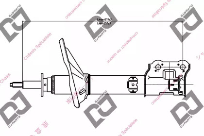 Амортизатор DJ PARTS DS1271GS